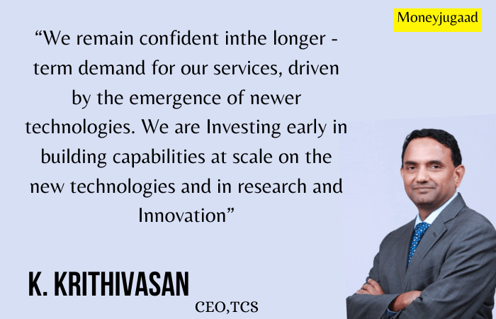 K. Krithivasan : Chief Executive Officer and Managing Director of Tata Consultancy Services (TCS)